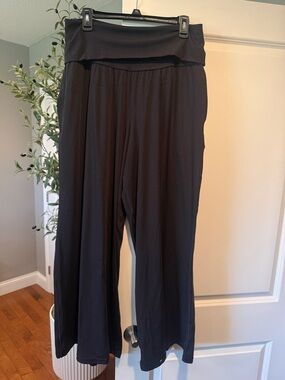 Aerie Fold-Over Wide Leg Pants